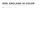 Tablet Screenshot of england-in-color-1939.com